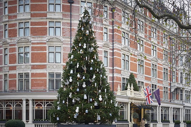 Damien Hirst's Unconventional Christmas Tree for the Connaught Hotel