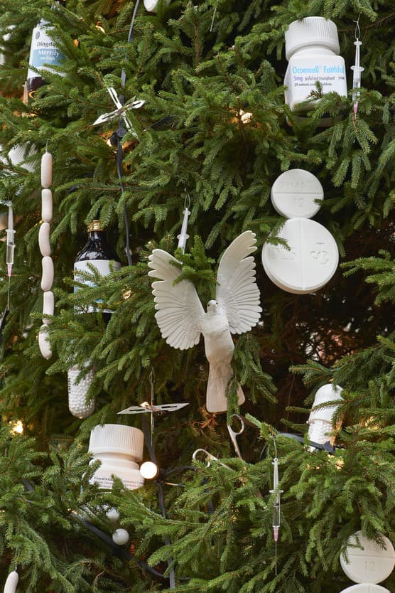Damien Hirst Christmas Tree for the Connaught Hotel