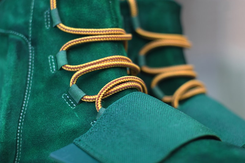 Dank Customs Green Moss Yeezy Boost 750 Sneaker