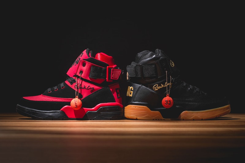 Ewing 33 Hi Black/Gum and Red/Black Sneakers