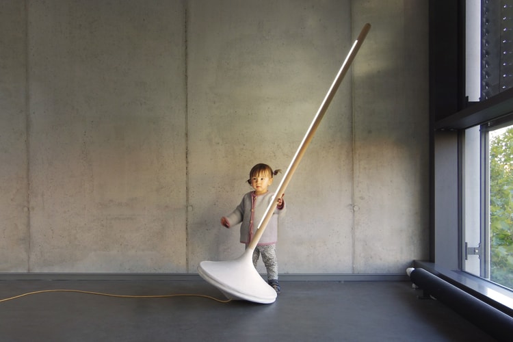 A Child's Spinning Toy Inspired the Design for This Unique Floor Lamp