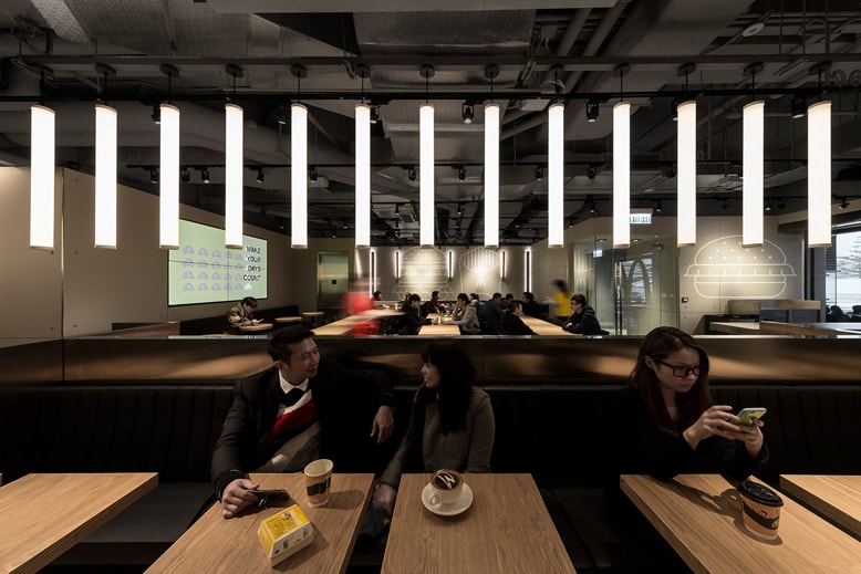 Futuristic McDonald's Hong Kong 