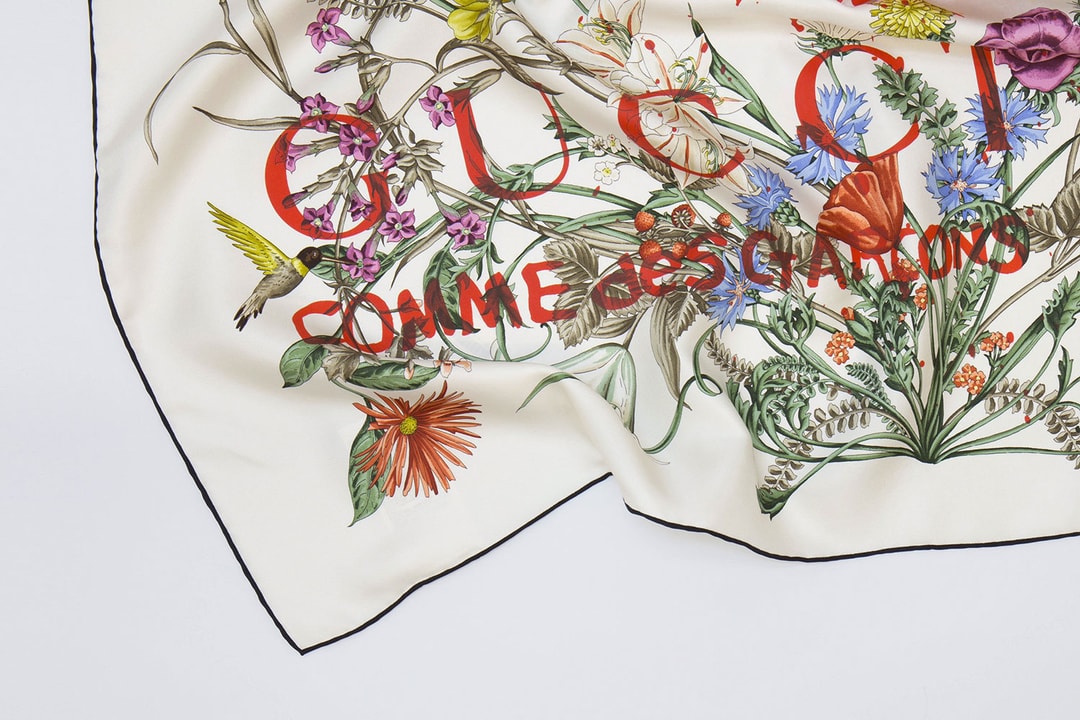 Gucci COMME des GARCONS Silk Scarves | Hypebeast