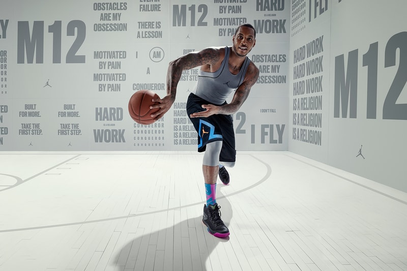What Pros Wear: Carmelo Anthony's Jordan Melo M12 Shoes - What Pros Wear