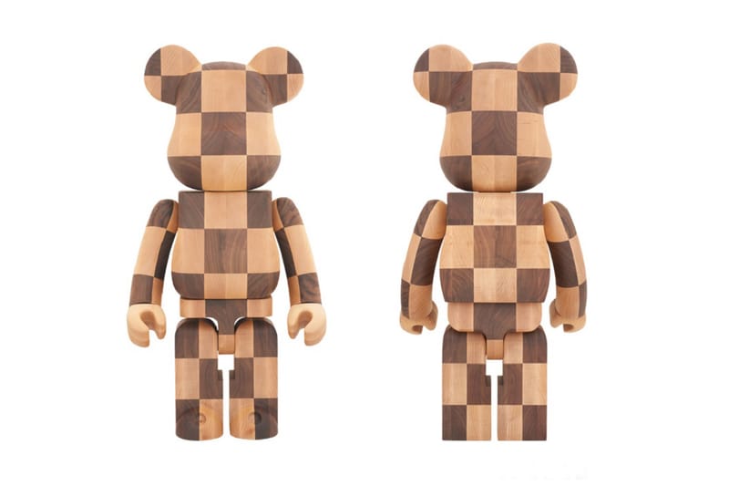 Karimoku x Medicom Toy Limited Edition Wooden 1000% Bearbrick