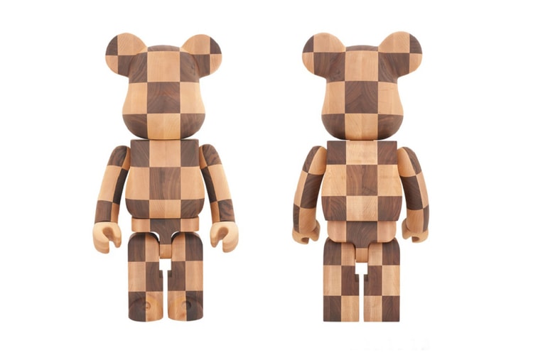 Karimoku x Medicom Toy Limited Edition Wooden 1000% Bearbrick