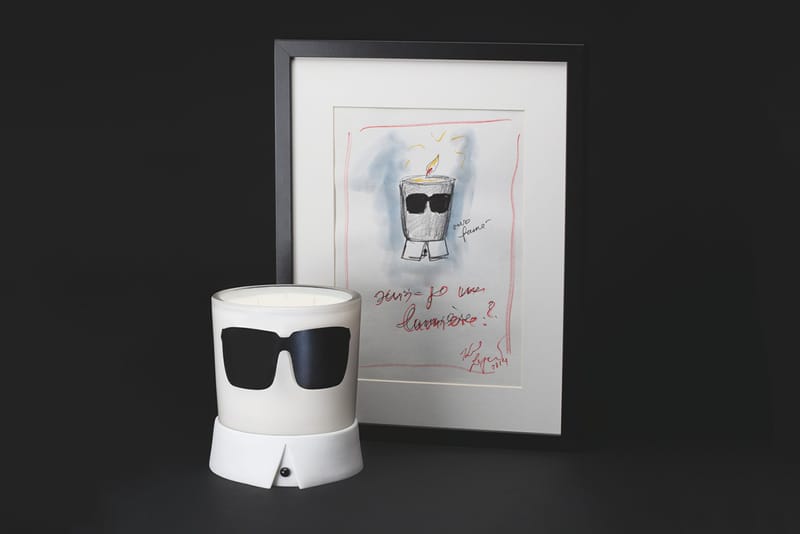 Karl Lagerfeld Transforms Into a Candle This Christmas