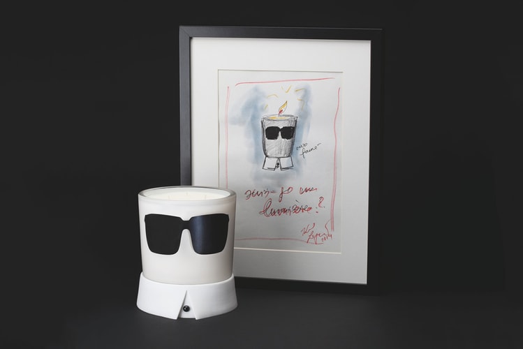 Karl Lagerfeld Transforms Into a Candle This Christmas
