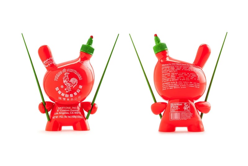 Kidrobot & Sket One Transform the Dunny Into a Sriracha Bottle