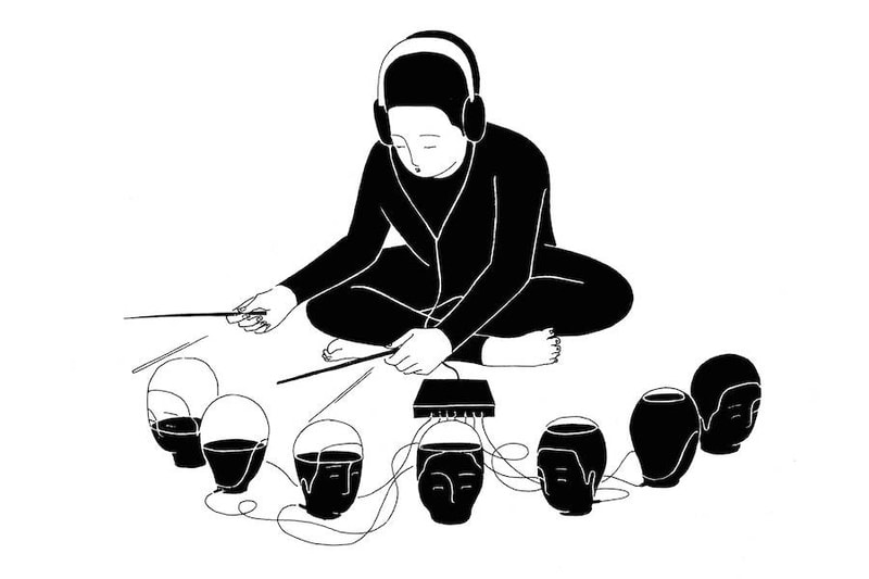 Moonassi Kitsuné Hot Stream Illustrations