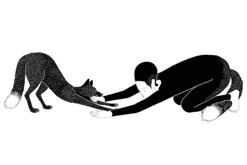 Moonassi Kitsuné Hot Stream Illustrations