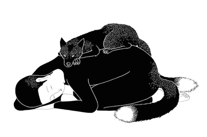 Moonassi Kitsuné Hot Stream Illustrations