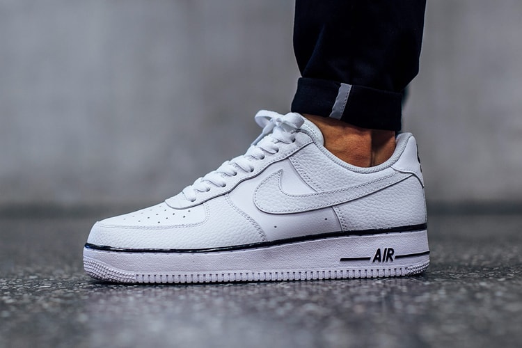 Nike's Latest White Air Force 1 Sports a Dash of Black