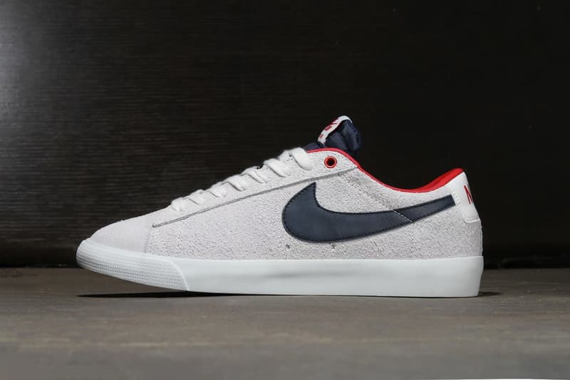 Nike Sb Blazer Low Gt Summit White Obsidian University Red Hypebeast Nike Sb Blazer Low Gt Summit White Obsidian University Red Hypebeast