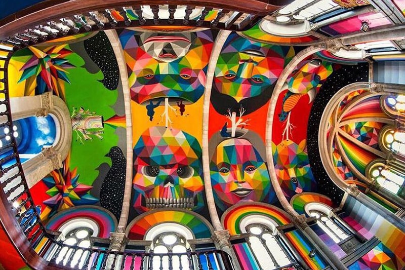 Converted Church Colorful Skate Park