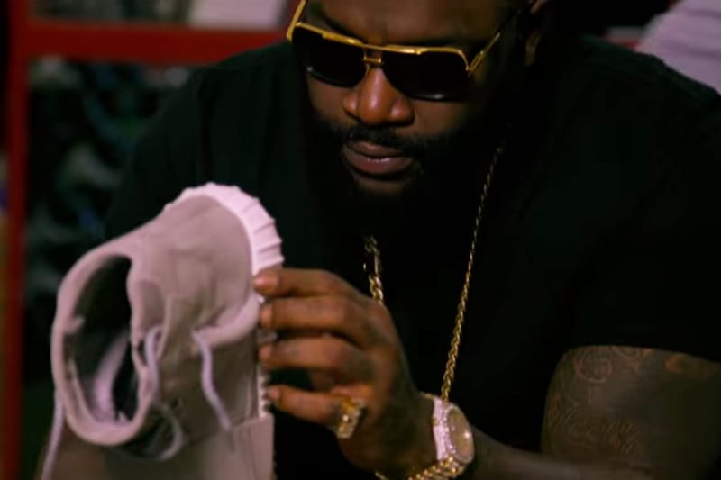 Rick Ross Picks up Yeezy Boosts He Missed out on at Flight Club