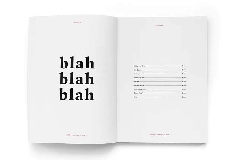 The Apres Garde Magazine Issue 1