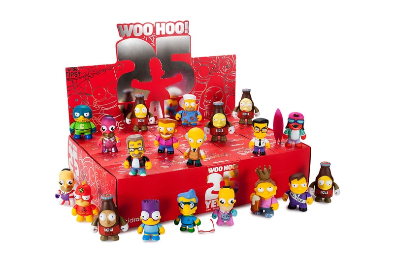 The Simpsons Kidrobot 25th Anniversary Mini Figurines