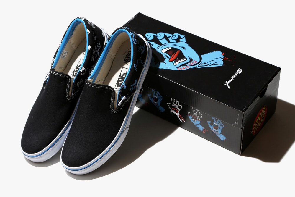 Vans Classic Slip On Santa Cruz Jim Phillips Screaming Hand