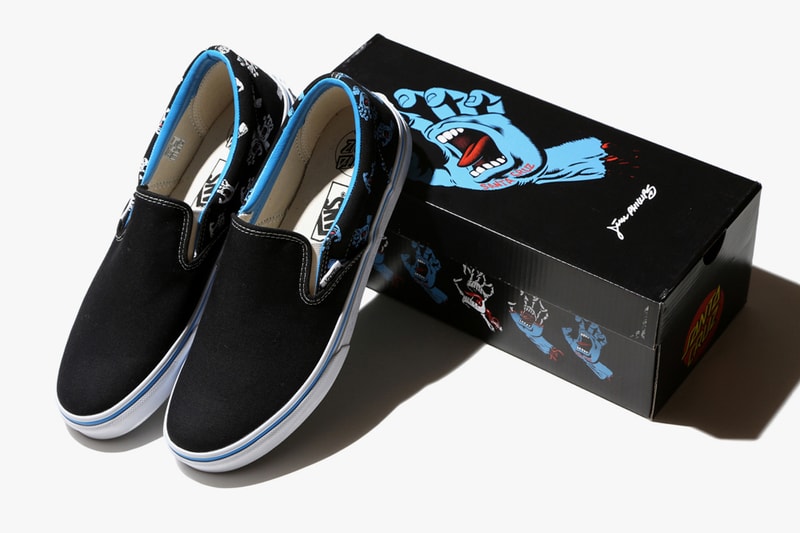 Vans Classic Slip On Santa Cruz Jim Phillips Screaming Hand