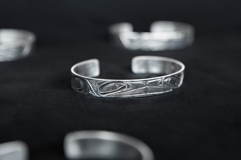 wings+horns x Lattimer Gallery x Shawn Edenshaw Silver Cuff