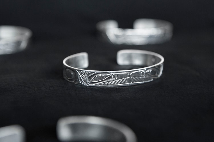wings+horns x Lattimer Gallery x Shawn Edenshaw Silver Cuff