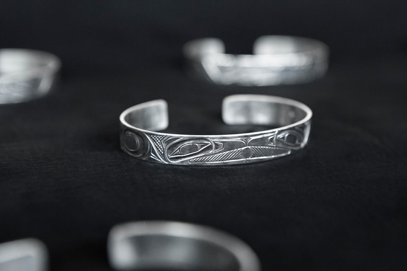 wings horns Lattimer Gallery Edenshaw Silver Cuff Bracelet