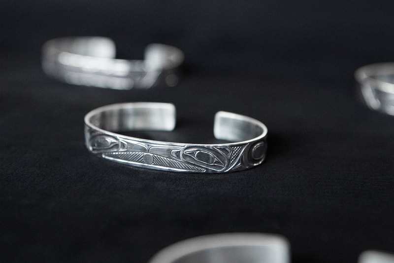 wings horns Lattimer Gallery Edenshaw Silver Cuff Bracelet
