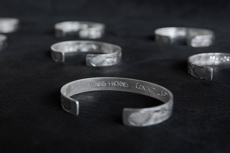 wings horns Lattimer Gallery Edenshaw Silver Cuff Bracelet