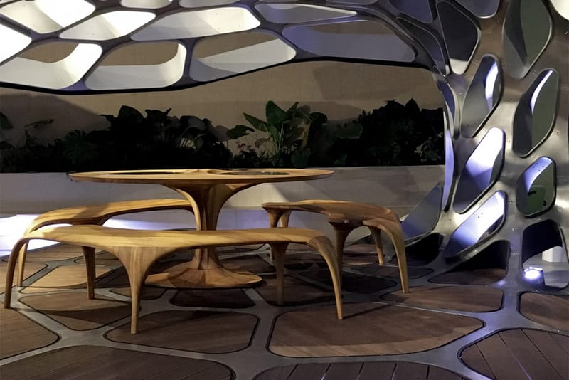 Zaha Hadid & Patrik Schumacher Unveil the Futuristic Volu Pavilion at Design Miami