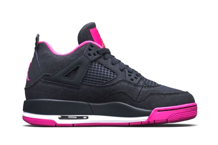 #hypebeastkids Air Jordan 4 Retro GS "Dark Obsidian/Vivid Pink"