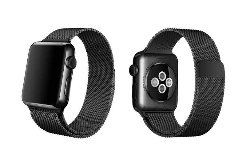 Apple Watch Space Black Milanese Loop Strap