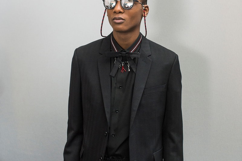 Backstage at Dior Homme's 2016 Fall/Winter Collection