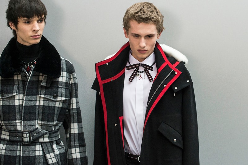 Backstage at Dior Homme's 2016 Fall/Winter Collection