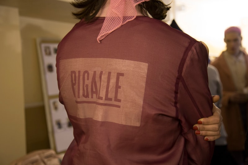 Backstage at Pigalle PFW 2016 Spring Summer