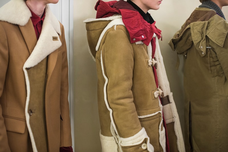 Backstage at Sacai Paris Fashion Week FW16