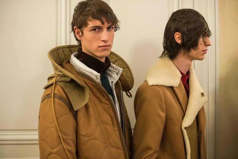 Backstage at Sacai Paris Fashion Week FW16