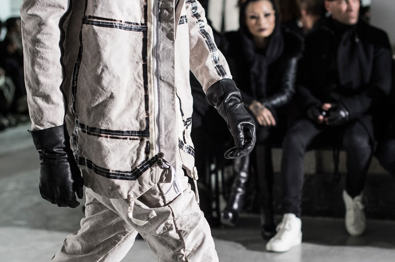 A Front Row Look at the Boris Bidjan Saberi 2016 Fall/Winter Collection