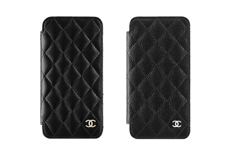 Chanel flap iPhone 6 case Black Dark red Lambskin ref445901  Joli Closet