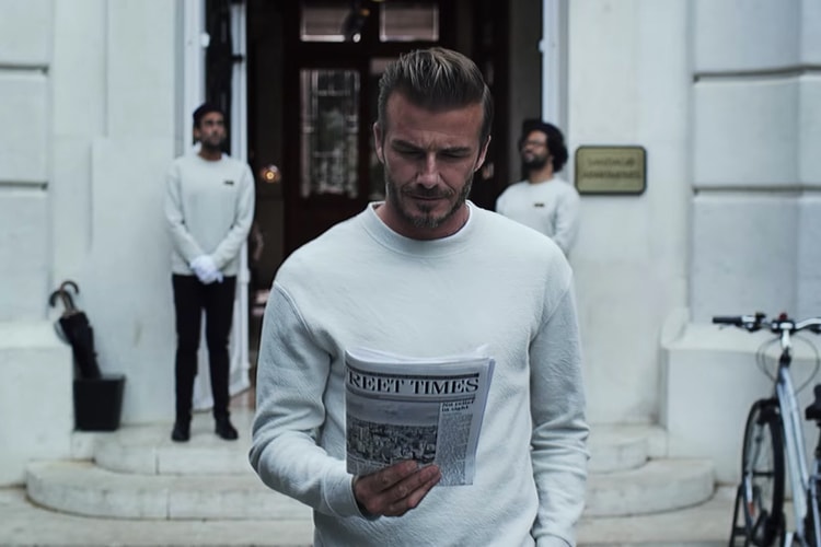 Everyone Is Jacking David Beckham's Style in This New H&M Ad