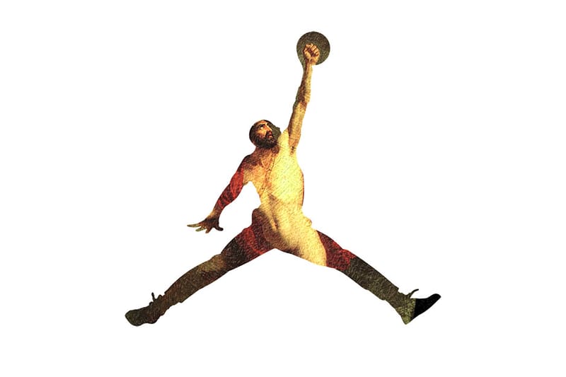 Historic Fine Art Paired With Modern Corporate Logos 