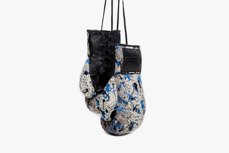 Elisabeth Weinstock Snakeskin Boxing Gloves