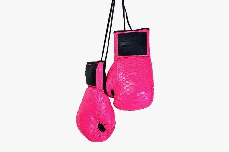 Elisabeth Weinstock Snakeskin Boxing Gloves