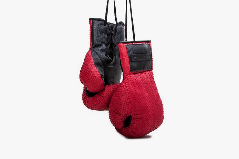 Elisabeth Weinstock Snakeskin Boxing Gloves