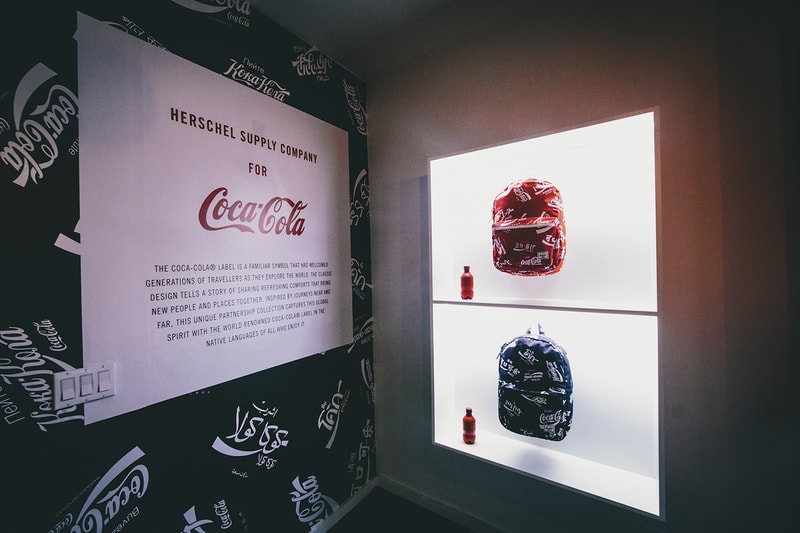 Herschel Supply Coca Cola Collaboration and Pop Up