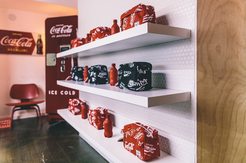 Herschel Supply Coca Cola Collaboration and Pop Up