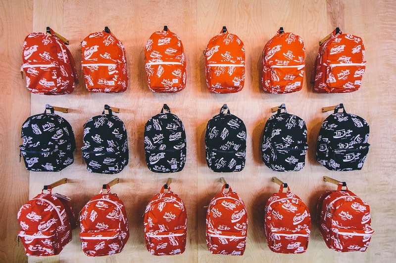 Herschel Supply Coca Cola Collaboration and Pop Up