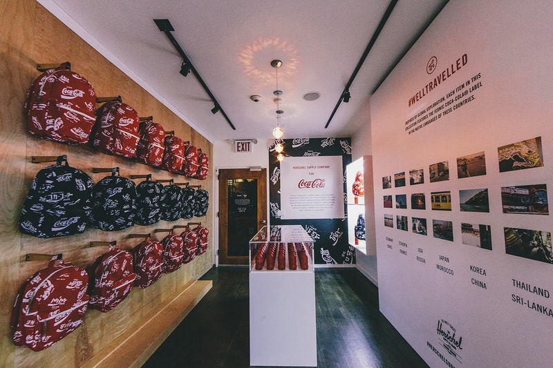 Herschel Supply Coca Cola Collaboration and Pop Up