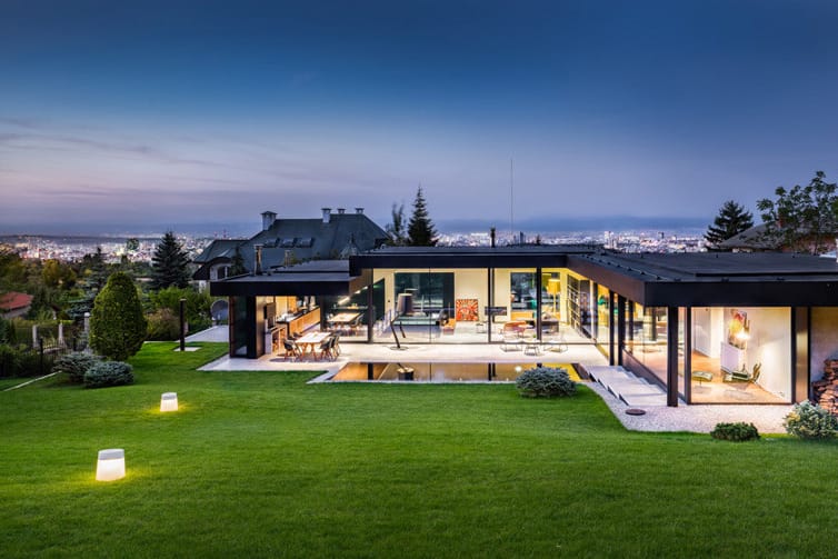 Hillside Home in Bulgaria Is Backyard-Centric