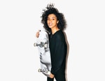 Supermodel Imaan Hammam's Face Graces a Limited Edition Skate Deck